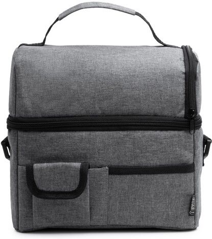 Sac réfrigérant publicitaire en RPET avec bandoulière Kunes Gris Chiné TAILLE UNIQUE ADULTE