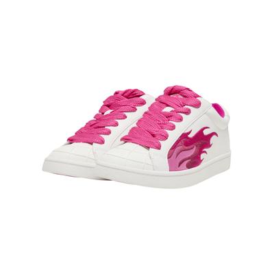 Trainingsschuh BUFFALO "Buffalo LIBERTY - VEGAN NAPPA", Damen, Gr. 41, pink (weiß, pink), Kunstfaser, Schuhe