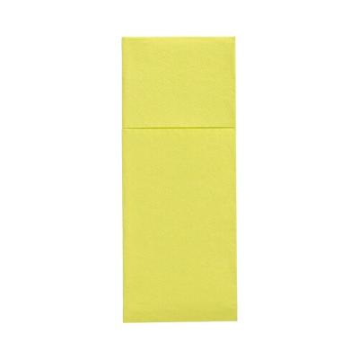 50 Servietten `ROYAL Collection` 40 cm x 30 cm limonengrün mit Besteckfalz