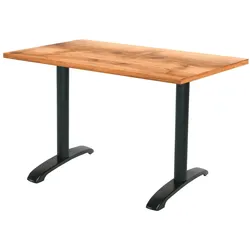 RestooTab - Tisch Bazila 160x80cm Dekor heller Tanin