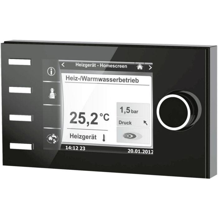 Wolf BM-2 Bedienmodul 2745306 ohne Außenfühler, schwarz, für Regelungssystem WRS