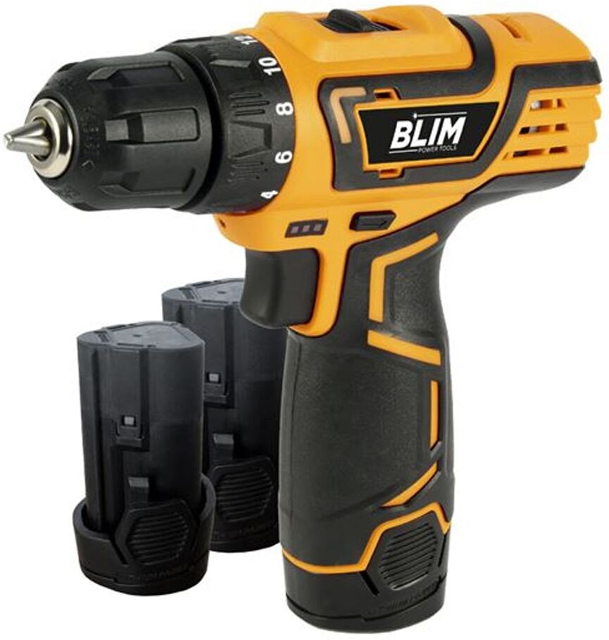 Berbequim Elétrico 12V c/ 2 Bateria 2Ah - BLIM
