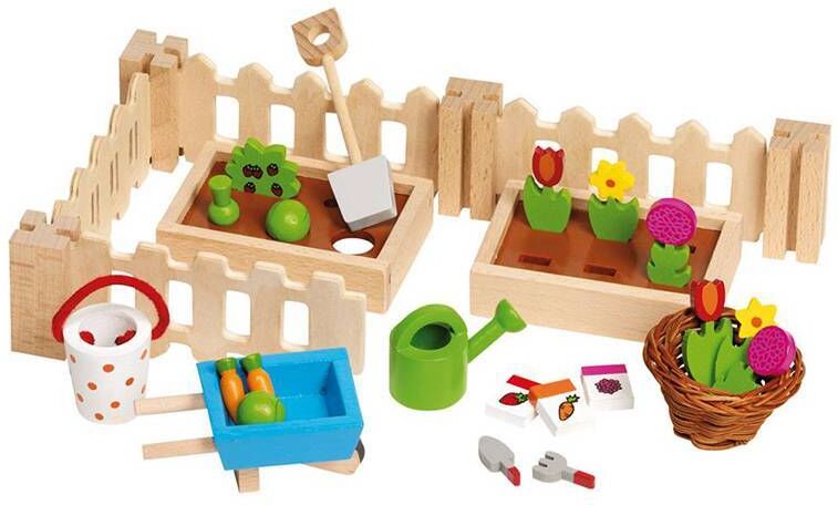 Accessoires Mon petit jardin pour les maisons de poupées - Goki