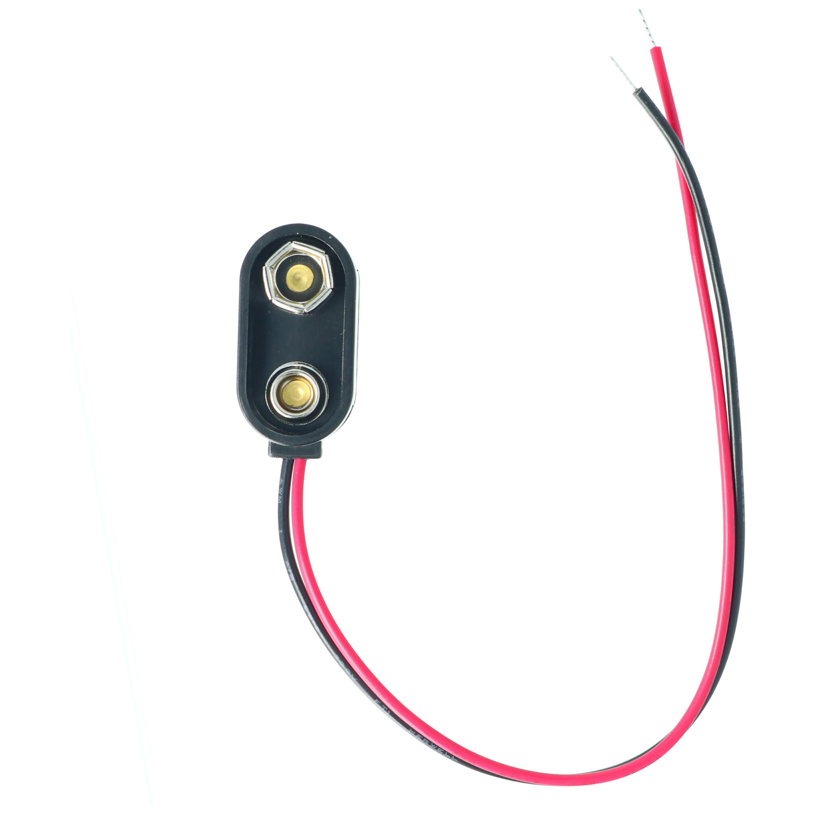 AccuCell batterijclip voor 9V blokbatterijen, I-vorm