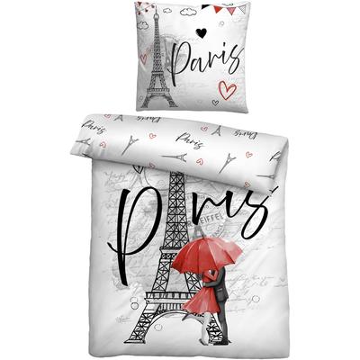Bettwäsche "460127", grau, B/L: 135cm x 200cm, 1 Stk., 1 Stk., Polycotton, B/L: 80cm x 80cm, 2, Polycotton, Obermaterial: 50% Baumwolle, 50% Polyester, CASTELL - MARKENBETTWÄSCHE, Bettwäsche, Bettwäsche, Polycotton, hautsympathisch, atmungsaktiv,...