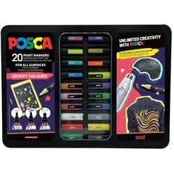 Faber-Castell Marker UNI POSCA Etui Groovy Colours 20x