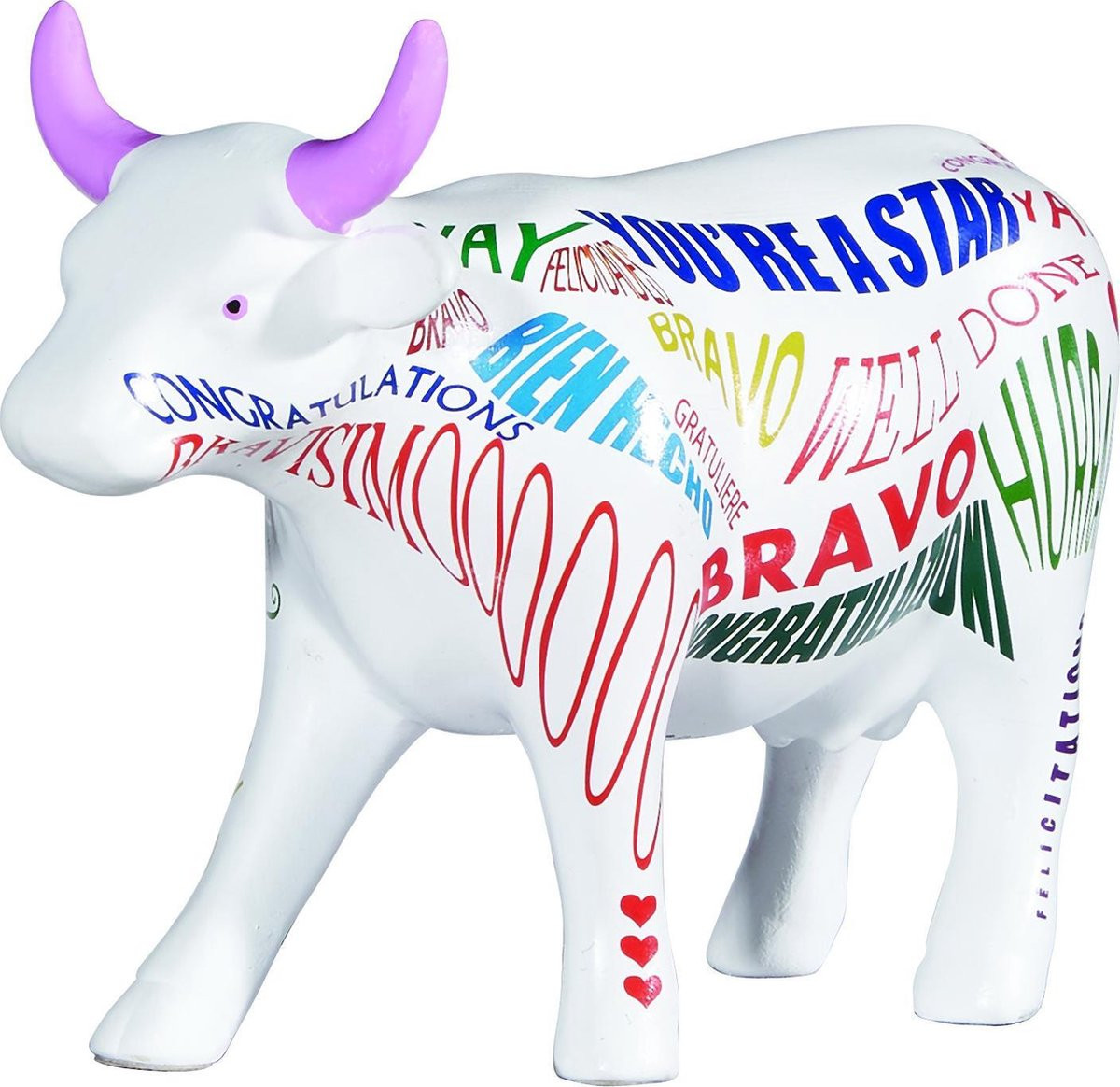 Cowparade Bravisimoo Medium Decoratief Tafelbeeld voor Volwassenen
