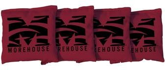 Skip's Garage Morehouse Maroon Tigers Maroon Cornhole Bags