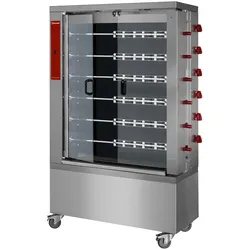 Diamond Elektro-Hähnchengrill 6-reihig für 36 Hähnchen - 28,8 kW