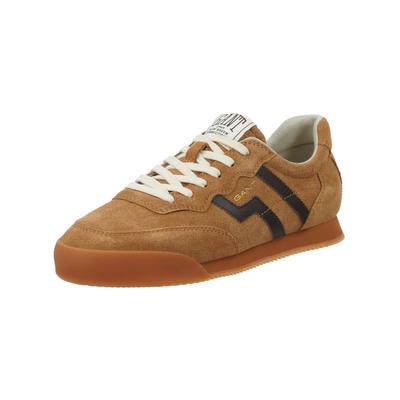 Sneaker GANT "Gant Sneaker Nubukleder/Textil", Damen, Gr. 41, braun (nut), Nubukleder, Textil, Schuhe Sneaker