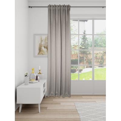 Vorhang HOMING "Galdin" Gr. 1, grau, B:140cm H:245cm, Polyester, Gardinen, Fertigschal