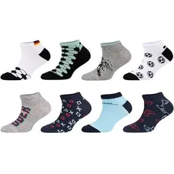 CAMANO Sneakersocken motiv, Größe 27/30 in Bunt Bunt