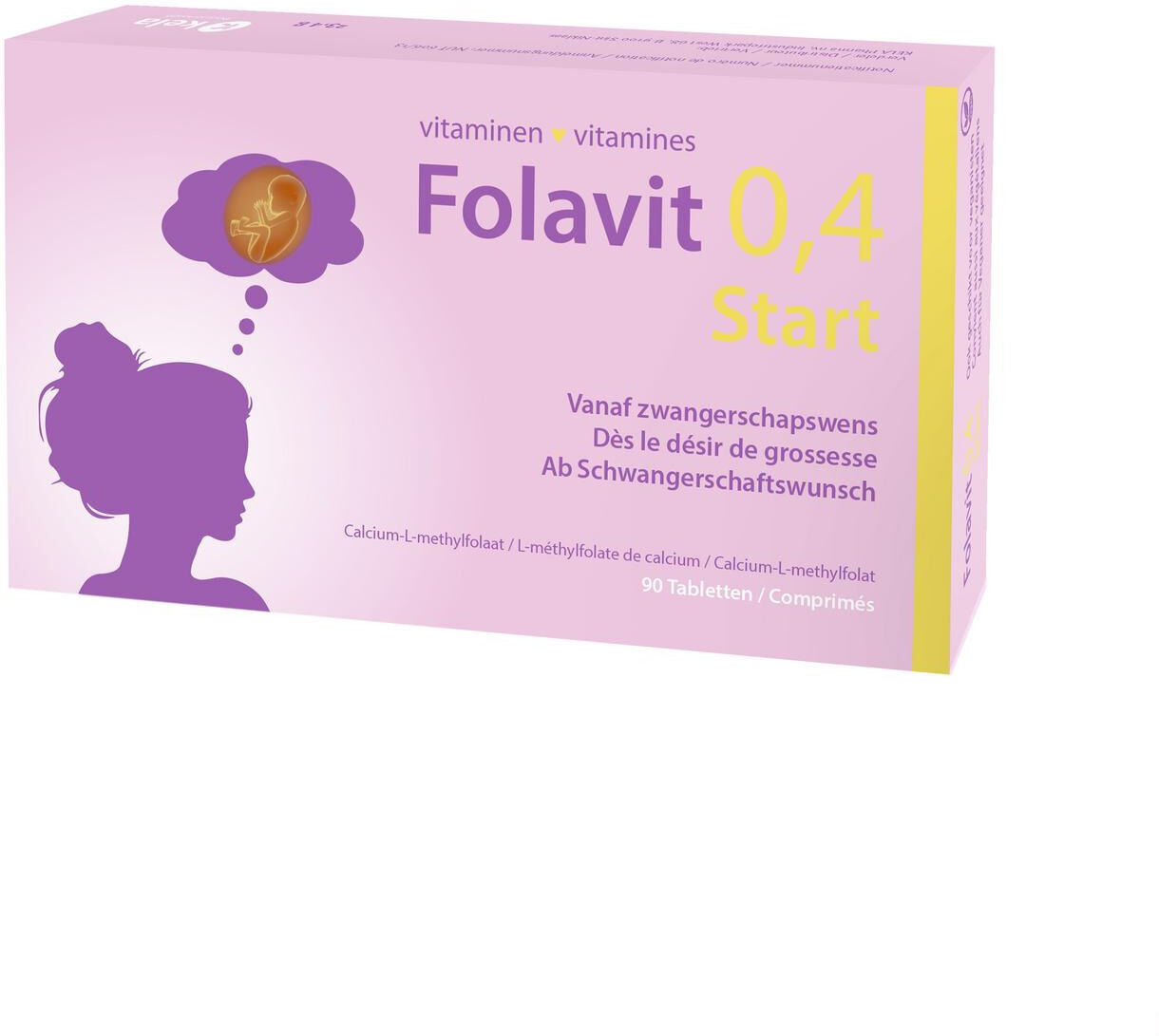 Folavit 0,4 mg Start 90 Comprimés