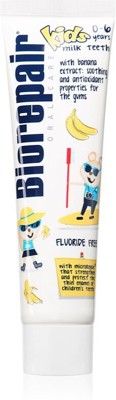 Biorepair Kids 0-6 Years Zahnpasta für Kinder Banana 50 ml