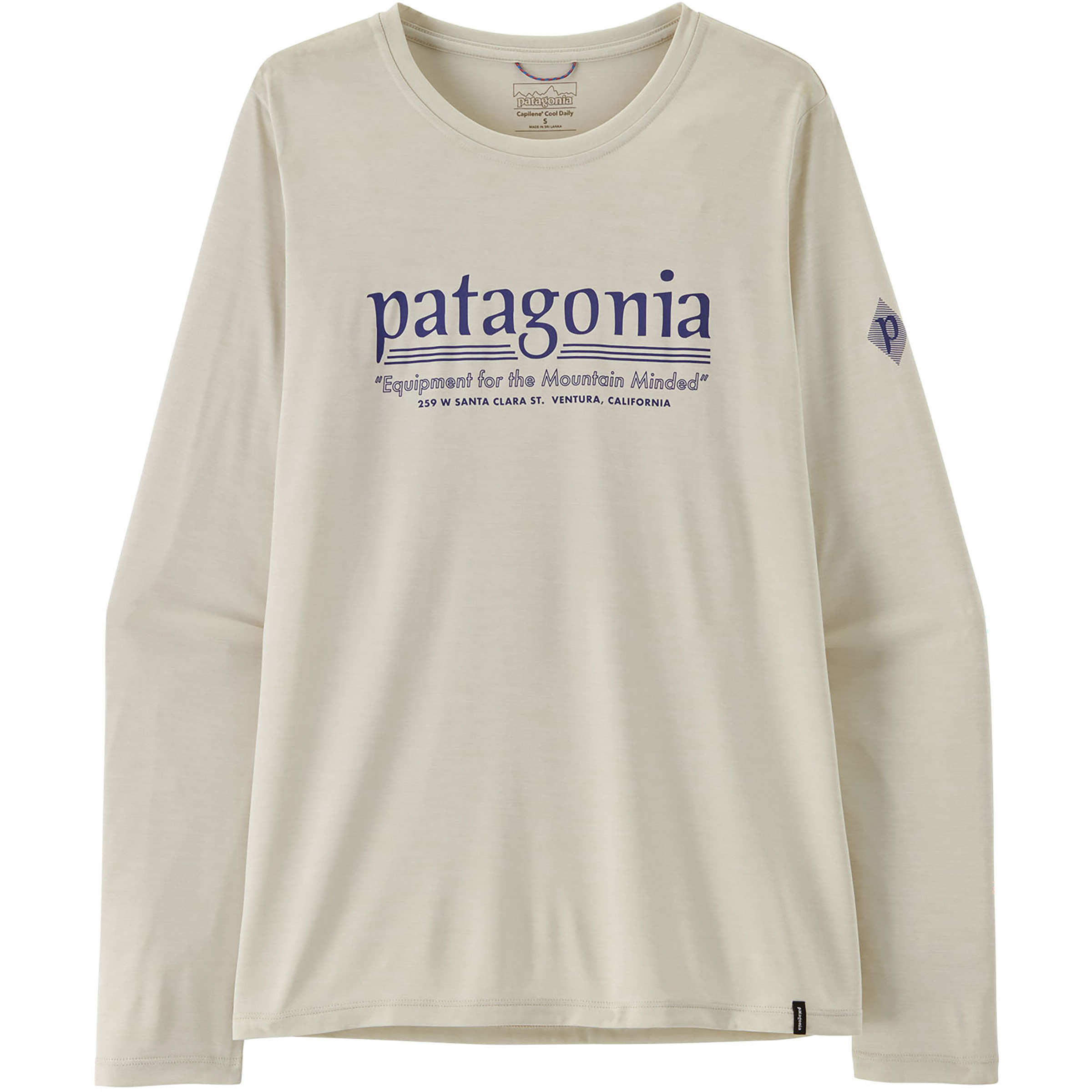 Patagonia Cap Cool Daily Hut Tripper Damen Longsleeves beige Größe S Trekking Geruchsneutralisierend