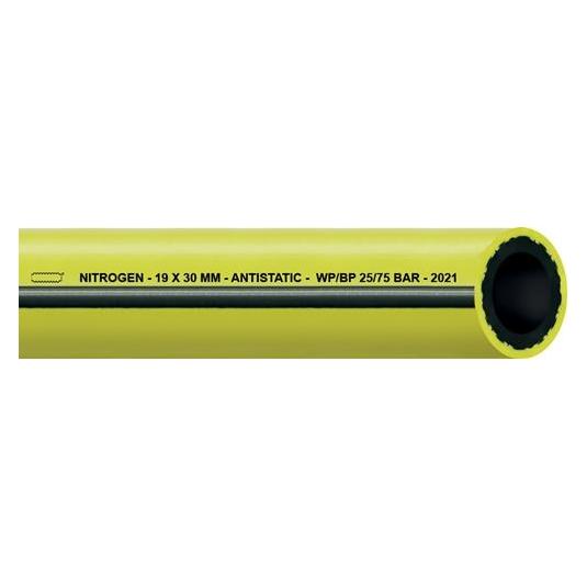 Teguma Stickstoffschlauch NITROGEN/YELLOW Innen-Ø 19,5 mm Aussen-Ø 30,0 mm Länge 20 m Gelb (3031019000-20)