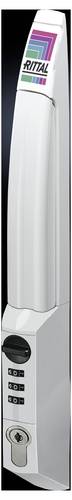 Rittal DK 7200.800 Sicherheitsgriff mit Zahlencode Lichtgrau (RAL 7035) 1St.