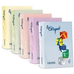 Favini, Kopierpapier, Le Cirque Inkjet-Papier A4 (210x297 mm) 250 Blatt Blau (A4, 250 Blätter, 160 g/m2)