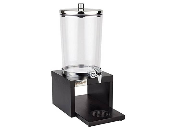 APS 10872 Saftdispenser -BRIDGE, 18/8 Edelstahl, 4 l, 31 x 20 cm Höhe 42 cm; SAN; Buche; massiv; Farbton Wenge