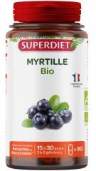 Superdiet Myrtille Bio - 90 Gélules - Pot 90 gélules