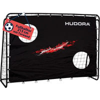 Fußballtor Trainer mit Torwand schwarz, Motiv Goal