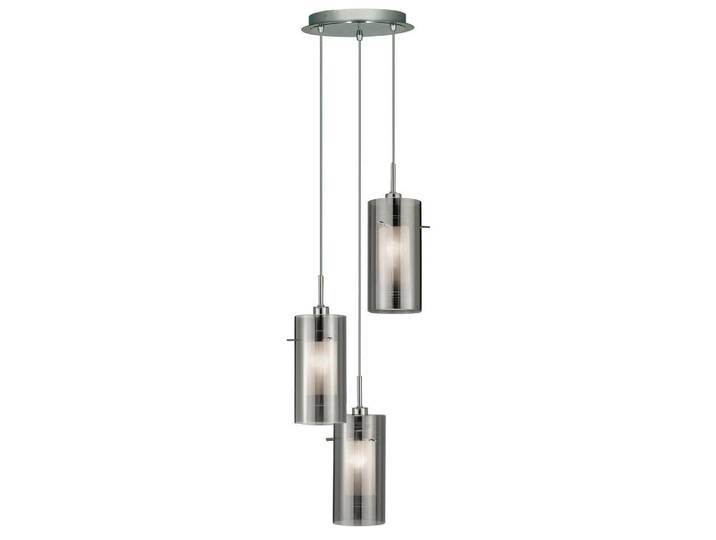 Hängeleuchte Duo II, Silberfarben, Chromfarben, Metall, Glas, 26x120x26 cm, Europäischer Sicherheitsstandard, höhenverstellbar, Lampen & Leuchten, Innenbeleuchtung, Hängeleuchten, Pendelleuchten