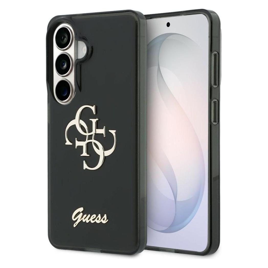 Guess - IML Big Metal 4G Script (GUHCS26S5HC4MLSK) - Samsung Galaxy S26 - Black (Samsung Galaxy S26) (GUHCS26S5HC4MLSK)