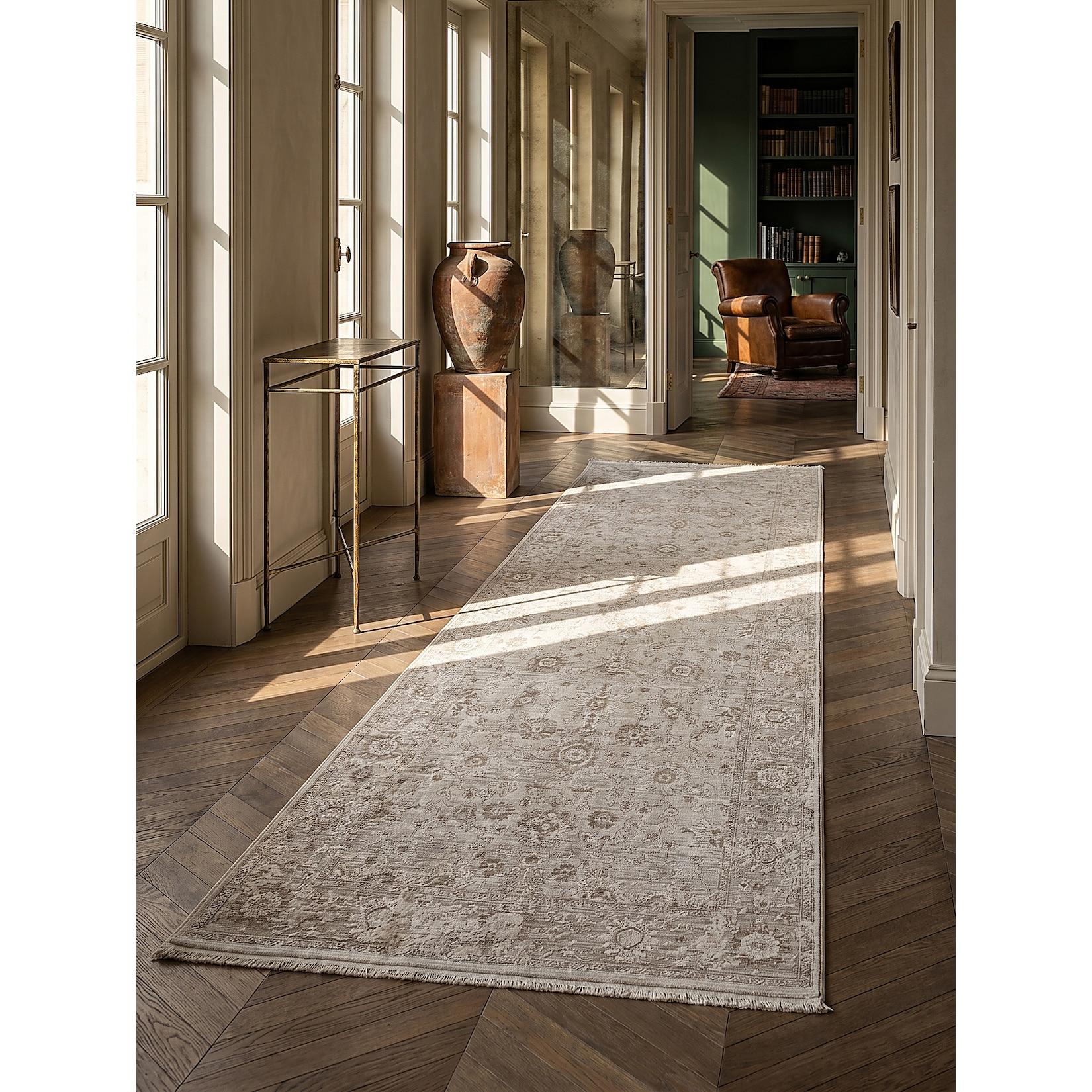Läufer Pflegeleicht Beige 80x300 cm - SCRIVIA Kadima Design