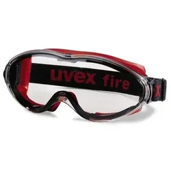 Vollsichtbrille ultrasonic fbl supravision excellence red/schw red.Vent - schwarz/klar