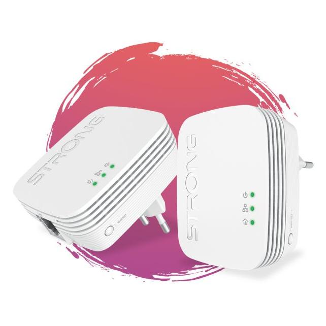 Strong Powerline 1000 Mini 2er-Pack (1000 Mbit/s) (POWERL1000DUOMINI)