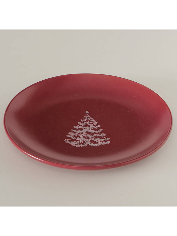 Boltze Dessertteller "Naemi" in Rot/ Weiß - Ø 21 cm - onesize