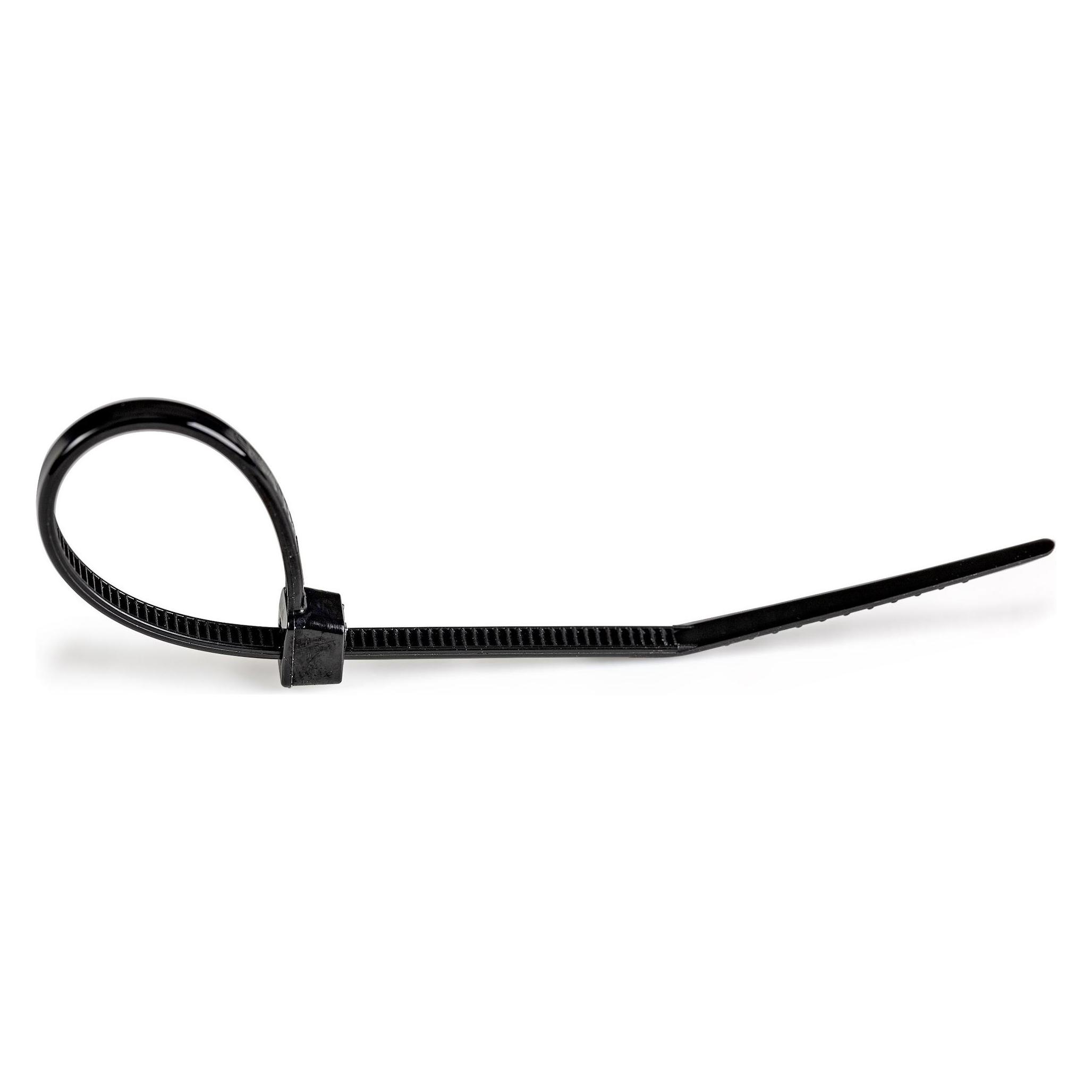 StarTech .com 15cm(6") Cable Ties, 3mm(1/8") wide, 39mm(1-3/8") Bundle Diameter, 18kg(40lb) Tensile Strength (152.40 mm, 1000 Stk.) (CBMZT6BK)