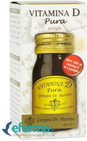 Dottor Giorgini Dr. Giorgini Vitamina D Pura Integratore Ossa e Articolazioni 60 Pastiglie
