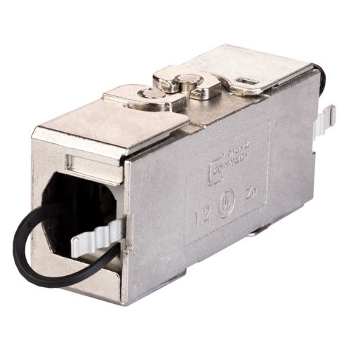 Metz Connect Modular-Kupplung 2x RJ45 Buchse/Buchse geschirmt ger