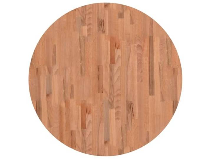 GKHPYURE Runde Tischplatte Ø90 x 1,5 cm aus massivem Buchenholz Massives Buchenholz, lackierte Oberfläche, glatte Oberfläche, Ersatzplatte, passend zu jedem Bein