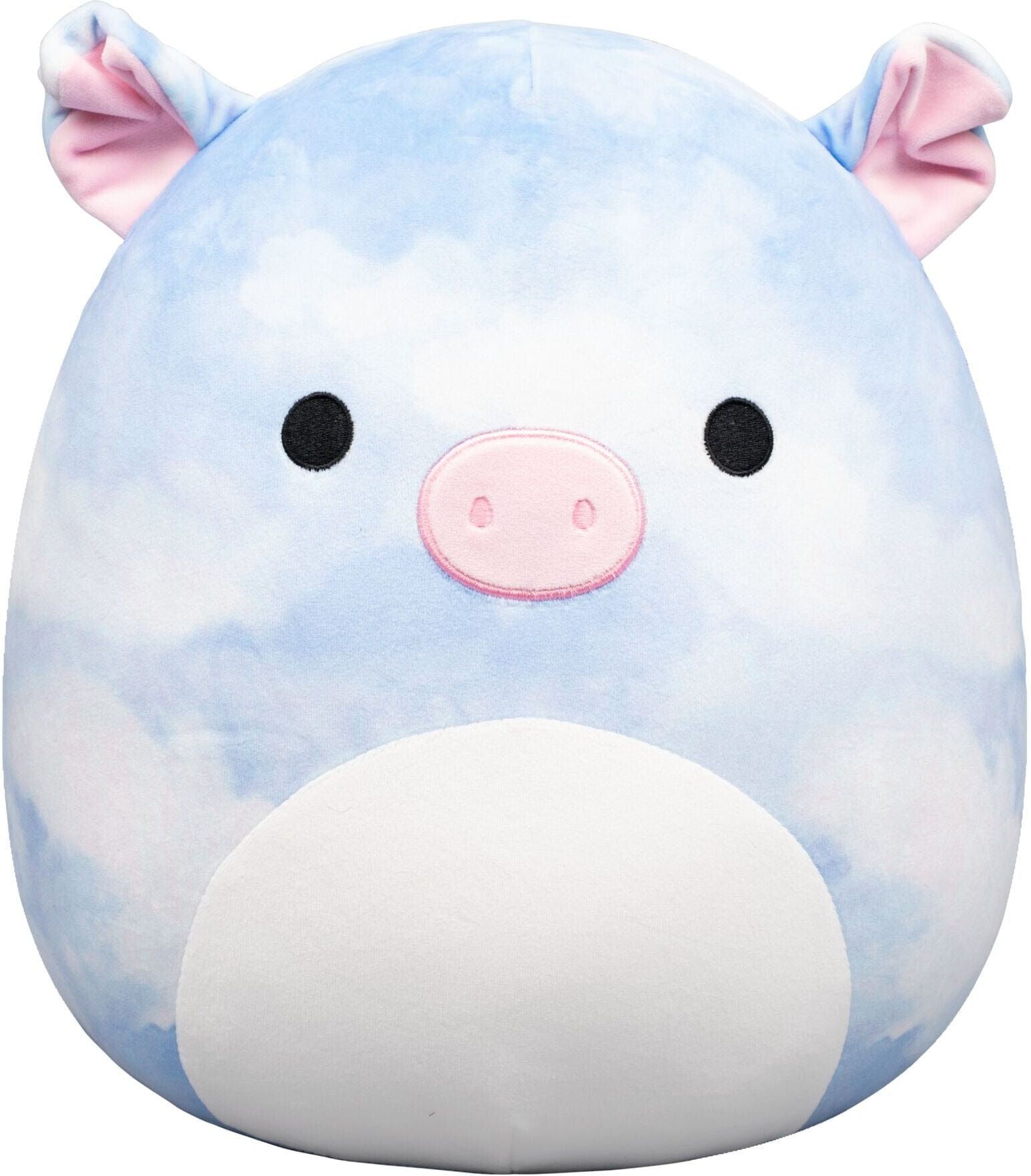 Squishmallows Nisbet the Blue Tie Dye Pig, 12 inch Plush Toy for Kids