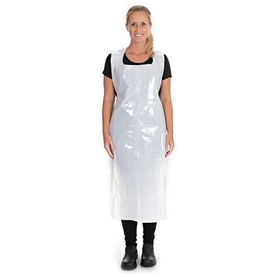 Hygostar 23170 Einwegschürzen auf Rolle ca. 35 my weiß 125 x 70 cm LDPE glatt 50 Stk./Rolle