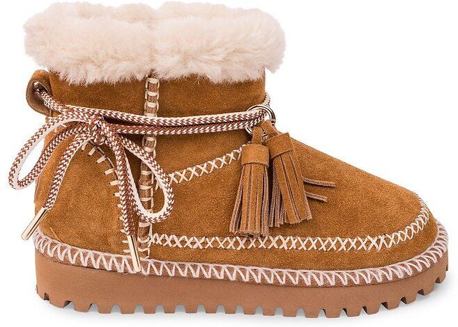 LES TROPEZIENNES PAR M.BELARBI Bottines fourrées en cuir suède, CHARLOTTE