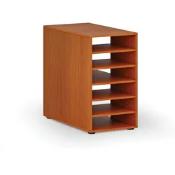 Beistell-Regalschrank für Werkbank PRIMO WOOD, rechts, Kirsche