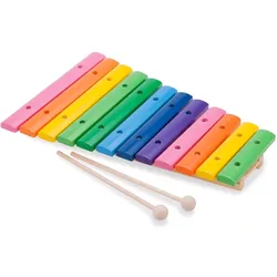 New Classic Toys Xylophon (12 Takte) Holz - Mehrfarbig