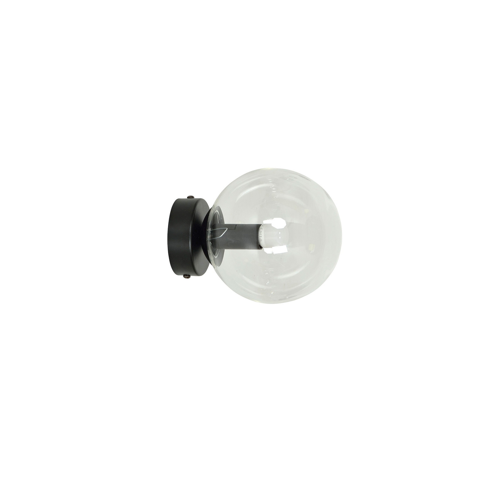 KINKIET Emibig Rossi K1 Wandlamp, Helder/Transparant, 1x E15 40W