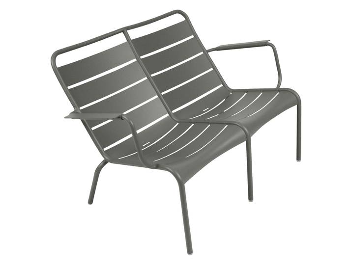 Tiefer Sessel Duo, Aluminium, 86×119×72 cm, Ergonomisch & Komfortabel, Fermob Luxembourg