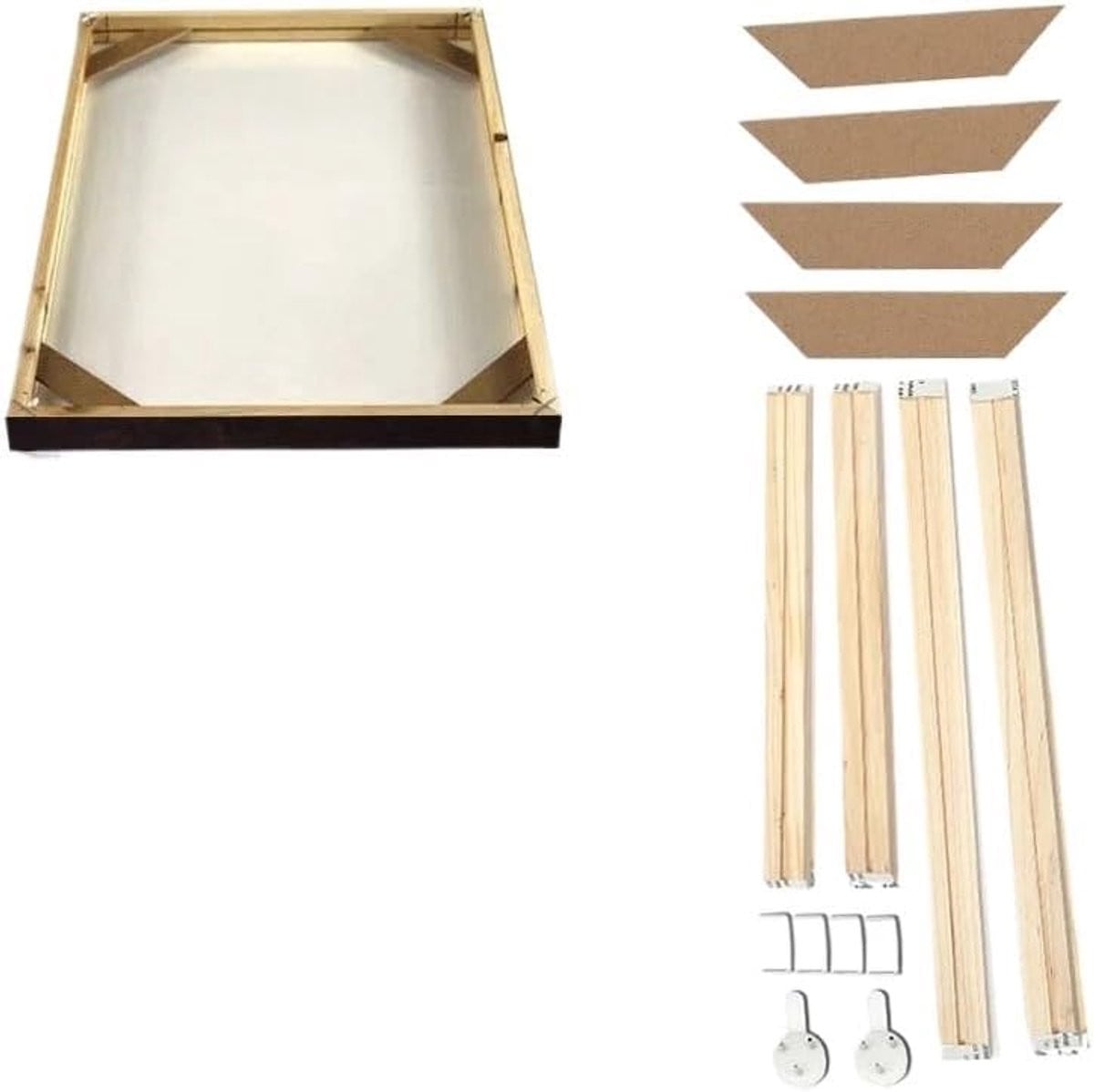 Houten Poster Frame Canvas Frame Natuurhout 60 x 120 cm