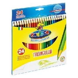 Carioca Bleistifte, dreieckig, 24 Farben (42516-24) (24x) (KAMX0310)