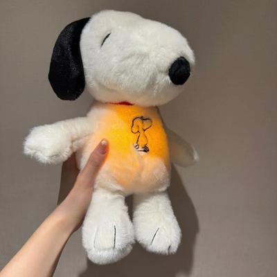 Friendly Fresh Finds Cute Glowing Breathing Snoopy Plush Toy Baby Sleep Aid Calming Stuffed Animal Bedtime Gift Cute Glowing Breathing Snoopy Plush Toy Baby Sleep Aid Calming Stuffed Animal Bedtime Gift