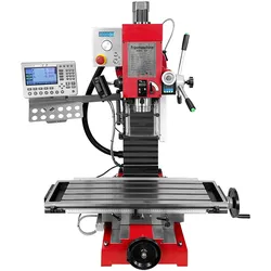 Bohr-/Fräsmaschine SIEG SX4 mit elektr. Antrieb für die Z-Achse und Messsystem