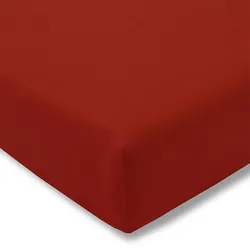 Estella Zwirnjersey Spannbetttuch 90x190 - 120x220 cm | purpur - rot