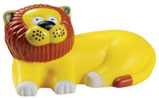 Antistress Leone Leone® giallo in poliuretano 10 cm – 34 g Personalizzate o neutre