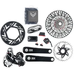 SRAM Schaltgruppen-Set XX Eagle AXS Transmission E-Bike Für Bosch Antrieb mit ISIS Kurbelsatz 16