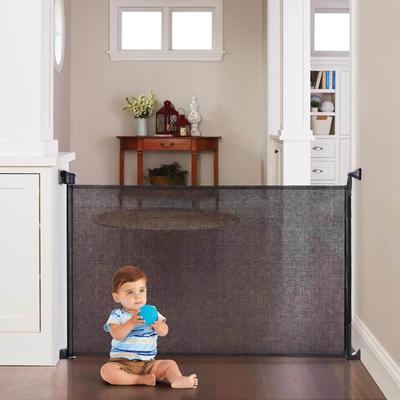 North States Toddleroo Black Mesh Retractable Safety Gate 1 pk